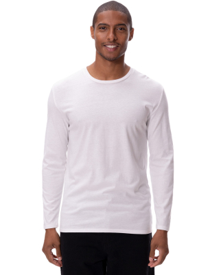Threadfast Apparel 180LS Unisex Ultimate Long-Slee in White