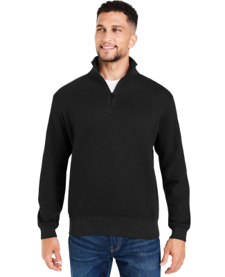 Threadfast Apparel 320Q Unisex Ultimate Fleece Qua in Black