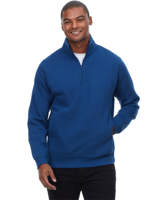 Threadfast Apparel 320Q Unisex Ultimate Fleece Qua in Navy