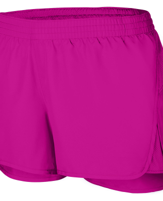 Augusta Sportswear 2431 Girls' Wayfarer Short in Power pink