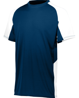 Augusta Sportswear 1518 Youth Cutter Jersey in Navy/ white