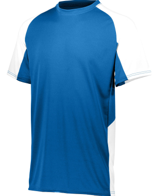Augusta Sportswear 1518 Youth Cutter Jersey in Royal/ white