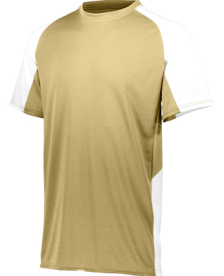 Augusta Sportswear 1518 Youth Cutter Jersey in Vegas gold/ white