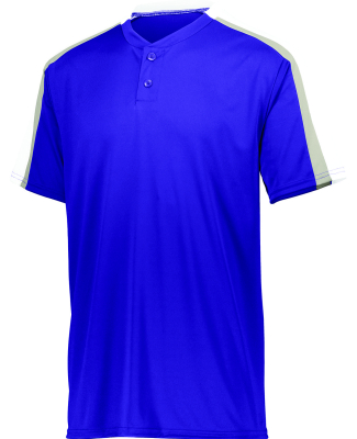 Augusta Sportswear 1557 Adult Power Plus Jersey 2. in Purple/ white/ silver grey