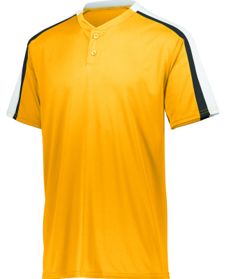 Augusta Sportswear 1558 Youth Power Plus Jersey 2. in Gold/ white/ black