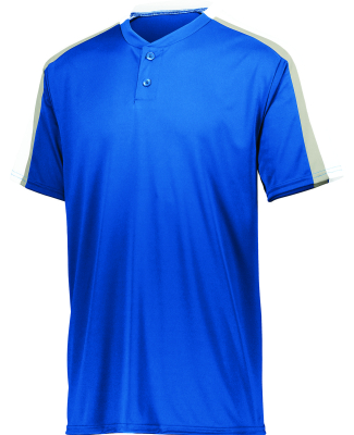 Augusta Sportswear 1558 Youth Power Plus Jersey 2. in Royal/ white/ silver grey