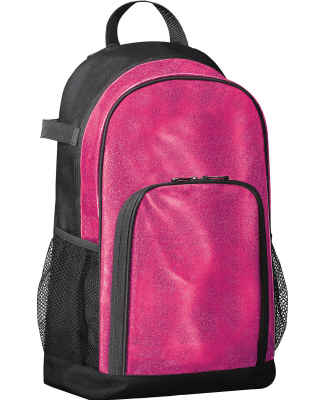 Augusta Sportswear 1106 All Out Glitter Baseball B in Pink glitter/ black
