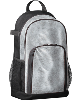 Augusta Sportswear 1106 All Out Glitter Baseball B in Silver glitter/ black