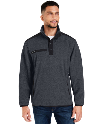 DRI DUCK 7353 Men's Ranger Melange Heather Fleece in Charcoal