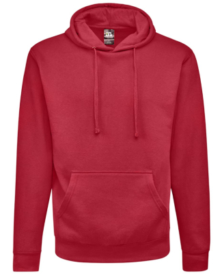 J America 8720 Unisex BTB Fleece Hooded Sweatshirt in Cardinal