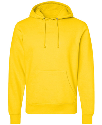 J America 8720 Unisex BTB Fleece Hooded Sweatshirt in Maize