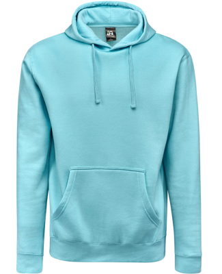 J America 8720 Unisex BTB Fleece Hooded Sweatshirt in Sky