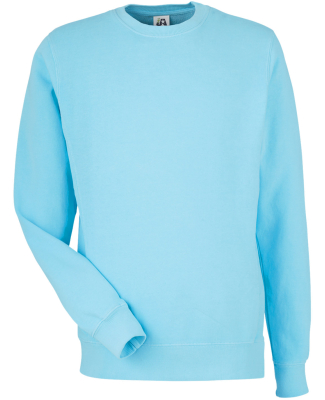 J America 8731 Unisex Pigment Dyed Fleece Sweatshi in Capri