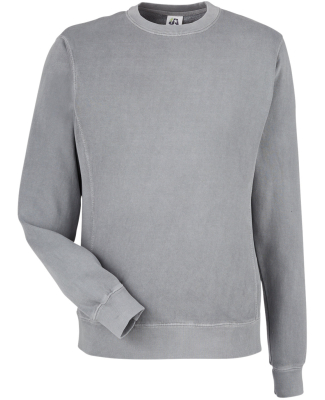 J America 8731 Unisex Pigment Dyed Fleece Sweatshi in Cloud
