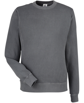 J America 8731 Unisex Pigment Dyed Fleece Sweatshi in Lead