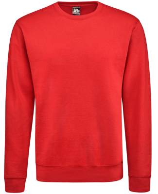 J America 8721 Unisex BTB Fleece Sweatshirt in Red