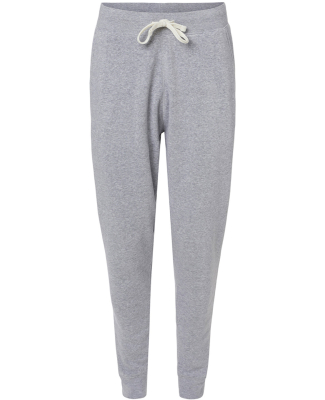 J America 8854 Unisex Triblend Fleece Jogger in Grey triblend