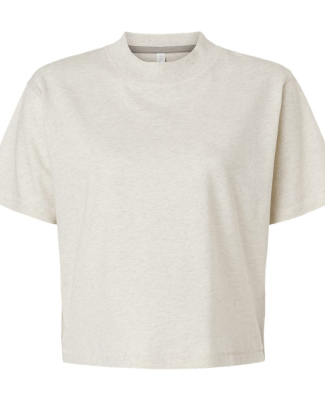 LA T 3518 Ladies' Boxy T-Shirt in Natural heather