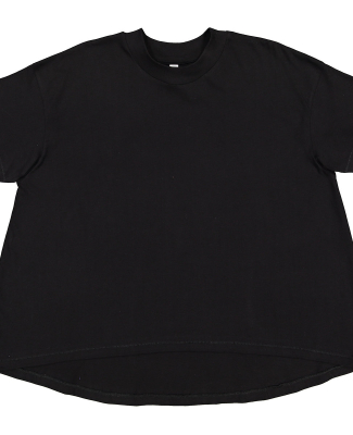 LA T 3519 Ladies' Hi-Lo T-Shirt in Black