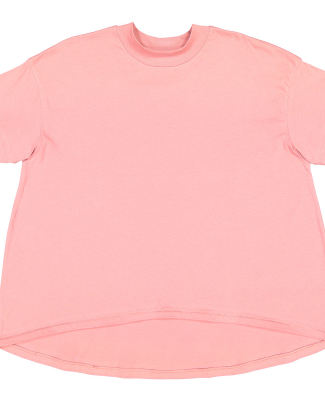 LA T 3519 Ladies' Hi-Lo T-Shirt in Mauvelous