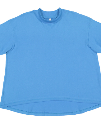 LA T 3519 Ladies' Hi-Lo T-Shirt in Tradewind