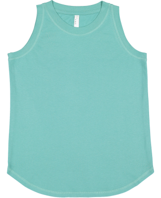 LA T 3592 Ladies' Relaxed Tank in Saltwater