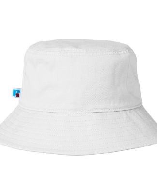 Russell Athletic UB88UHU Core Bucket Hat in White