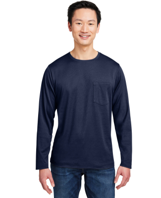 Harriton M118L Unisex Charge Snag and Soil Protect in Dark navy