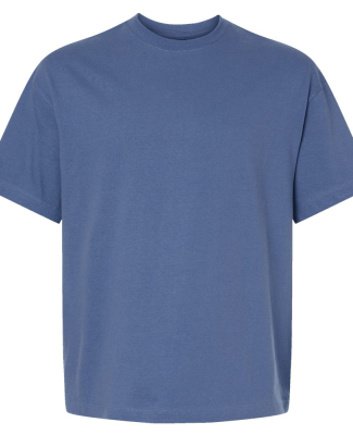 Hanes 5180R Unisex Retro Beefy T-Shirt in Denim blue