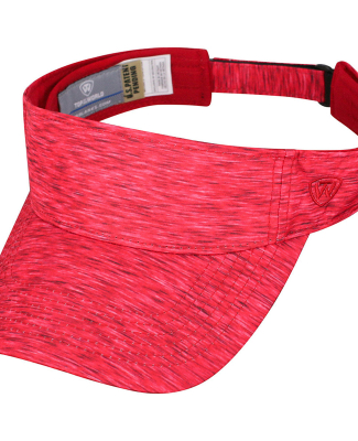 J America 5501 Adult Energy Visor in Red
