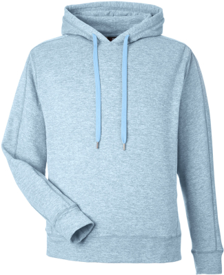 J America 8740 Unisex Electric Fleece Hooded Sweat in Electric sky