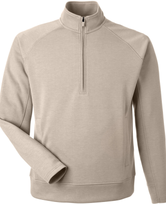 J America 8751 Unisex Apex Fleece Quarter-Zip in Mojave