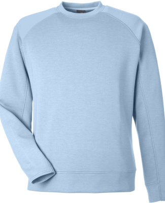 J America 8752 Unisex Apex Fleece Sweatshirt in Ice blue