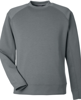 J America 8752 Unisex Apex Fleece Sweatshirt in Steel