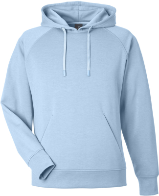 J America 8750JA Unisex Apex Fleece Hooded Sweathi in Ice blue