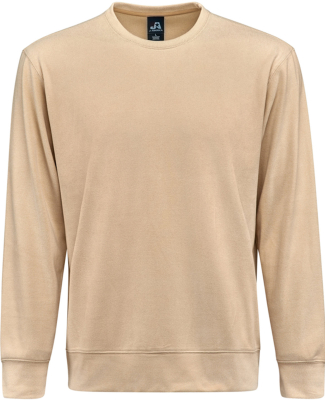 J America 8761 Unisex Element Fleece Sweatshirt in Almond