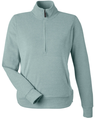 J America 8762 Ladies' Element Fleece Quarter-Zip in Peacock