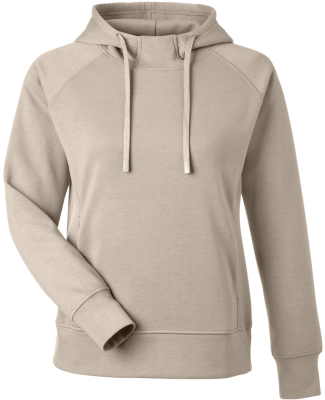 J America 8753JA Ladies' Apex Fleece Hooded Sweats in Mojave