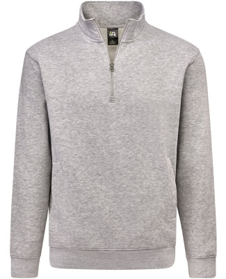 J America 8722 Unisex BTB Fleece Quarter-Zip in Oxford