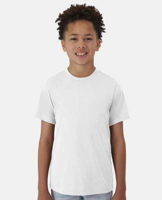 Hanes 484Y Youth Cool-Dri Cotton Touch T-Shirt in White