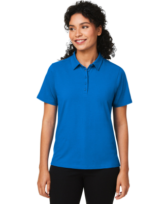 Devon and Jones DG120W Ladies' Raleigh Stretch Pol in French blue