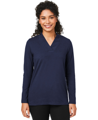 Devon and Jones DP121W Ladies' Raleigh Shawl Colla in Navy