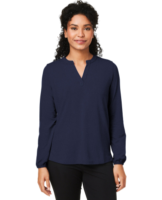 Devon and Jones DP122W Ladies' Raleigh Half-Placke in Navy