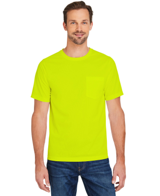 Harriton M118 Charge Snag And Soil Protect Unisex  in Safety yellow