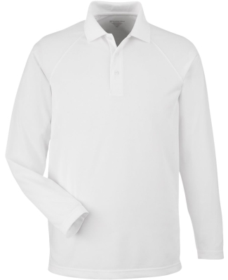 Harriton M208L Men's Charge Snag and Soil Protect  in White
