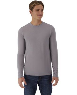 Hanes 484L Unisex Cool-Dri Cotton Touch Long-Sleev in Graphite