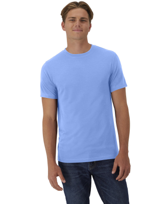 Hanes 4873 Unisex Cool-Dri Cotton Touch T-Shirt in Carolina blue