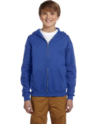 Jerzees 993BR Youth 8 oz. NuBlend® Fleece Full-Zi in Royal