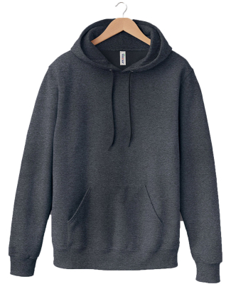 Jerzees 700M Unisex Eco™ Premium Blend Fleece Pu in Black ink heather