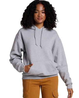 Jerzees H12M Unisex Rugged™ Hooded Sweatshirt in Athletic heather